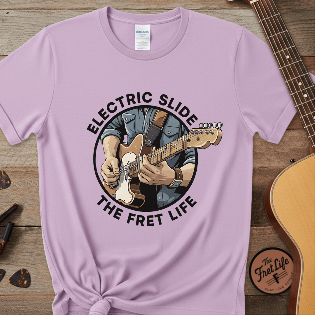Printify T-Shirt Orchid / S Electric Slide: The Soulful Glide Tee