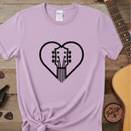 Printify T-Shirt Orchid / S Guitar Heartbeat | Premium T-Shirt