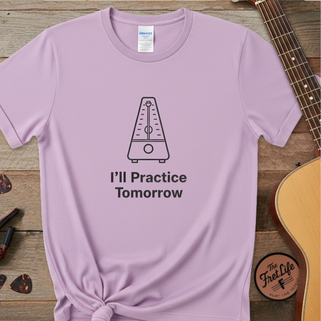 Printify T-Shirt Orchid / S "I'll Practice Tomorrow" Premium Tee
