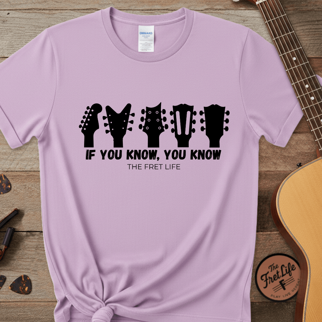 Printify T-Shirt Orchid / S If You Know, You Know – The Ultimate Headstock TributeTee