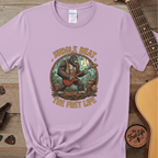 Printify T-Shirt Orchid / S Jungle Beat: The Gorilla Guitarist Tee