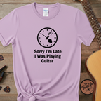 Printify T-Shirt Orchid / S "Sorry I'm Late" Premium Tee