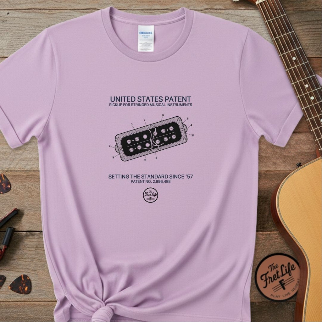 Printify T-Shirt Orchid / S The Golden Era: 1957 Pickup Patent T-Shirt