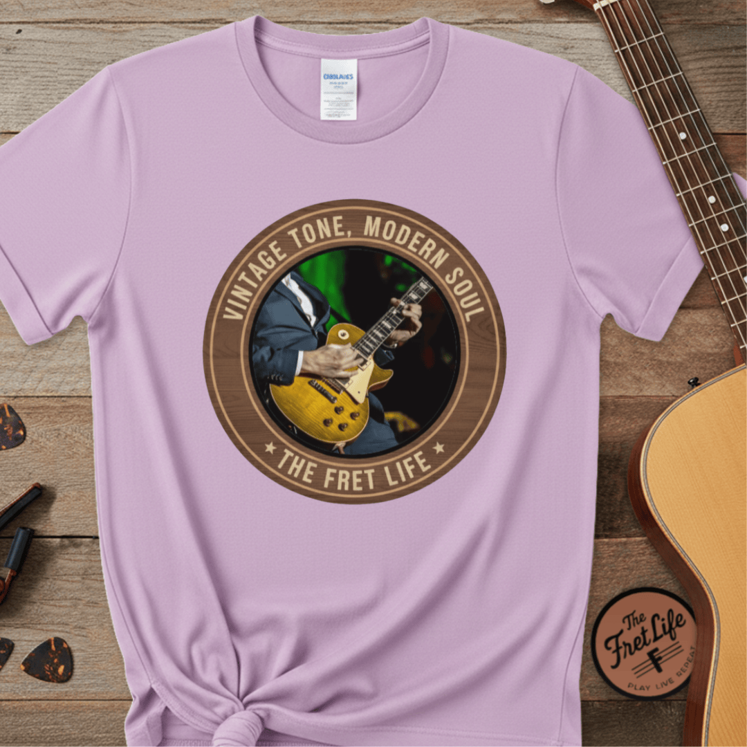 Printify T-Shirt Orchid / S Vintage Tone Modern Soul T-Shirt | JB Blues Guitar Tee