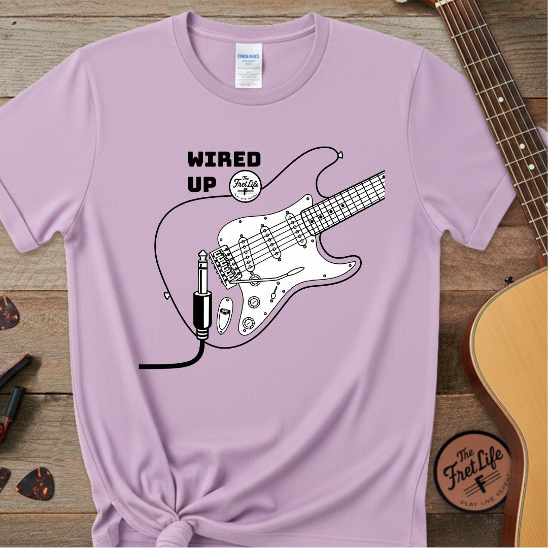 Printify T-Shirt Orchid / S Wired Up T-Shirt