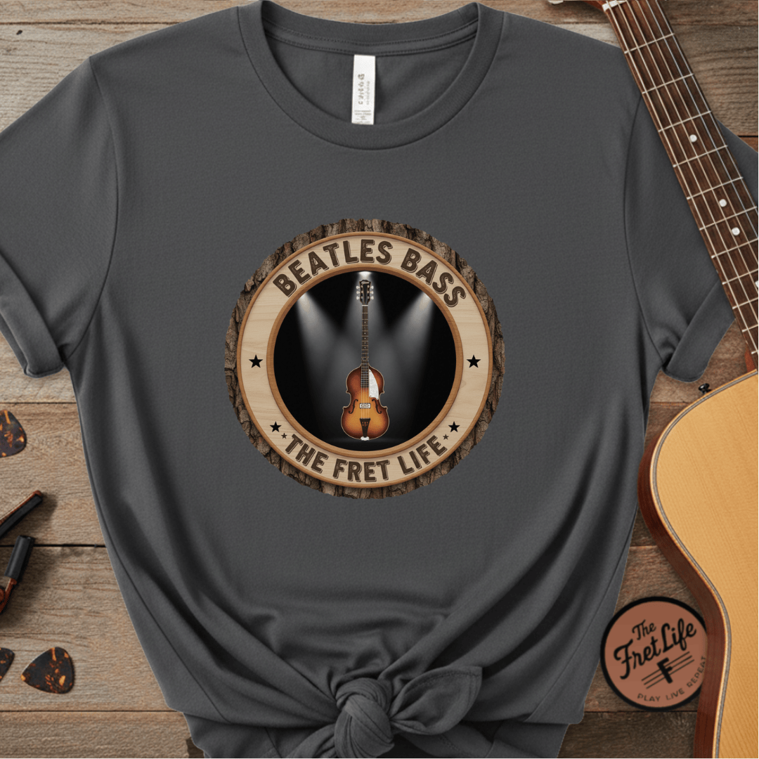 Printify T-Shirt Pepper / S Beatles Bass Tee | Hofner Violin Bass PM Fan Shirt