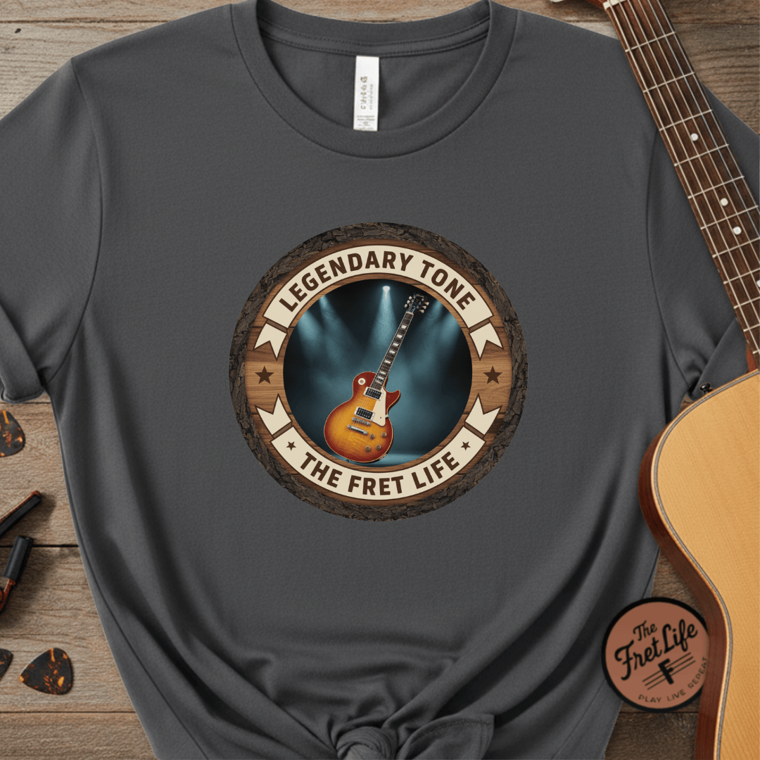 Printify T-Shirt Pepper / S Legendary Tone Tee | Gibson Les Paul Electric Guitar Fan Shirt