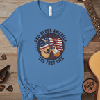 Printify T-Shirt Royal Caribe / S American Harmony - The Fret Life Edition Tee