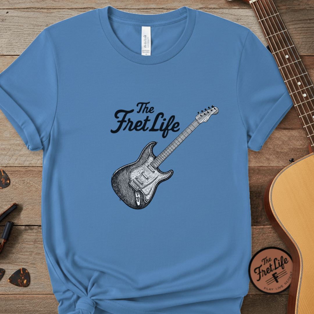 Printify T-Shirt Royal Caribe / S Music Lover Fender Stratocaster T-Shirt
