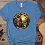 Printify T-Shirt Royal Caribe / S Positive Vibrations - The Fret Life Reggae Tee