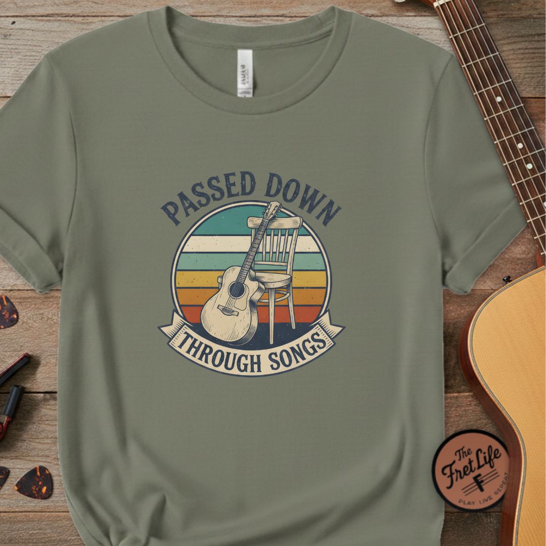 Printify T-Shirt Sage / 3XL Passed Down Through Songs | Premium T-Shirt