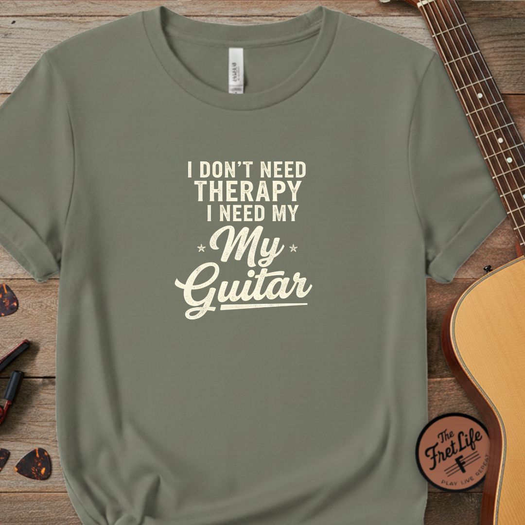 Printify T-Shirt Sage / S I Don't Need Therapy I Need My Guitar | Premium T-Shirt