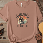 Printify T-Shirt Terracotta / S Fender Bender: The Fret Life T-Shirt (Vintage Rocker Edition)