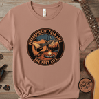 Printify T-Shirt Terracotta / S Fingerpickin' Folk Life: The Acoustic Campfire Tee