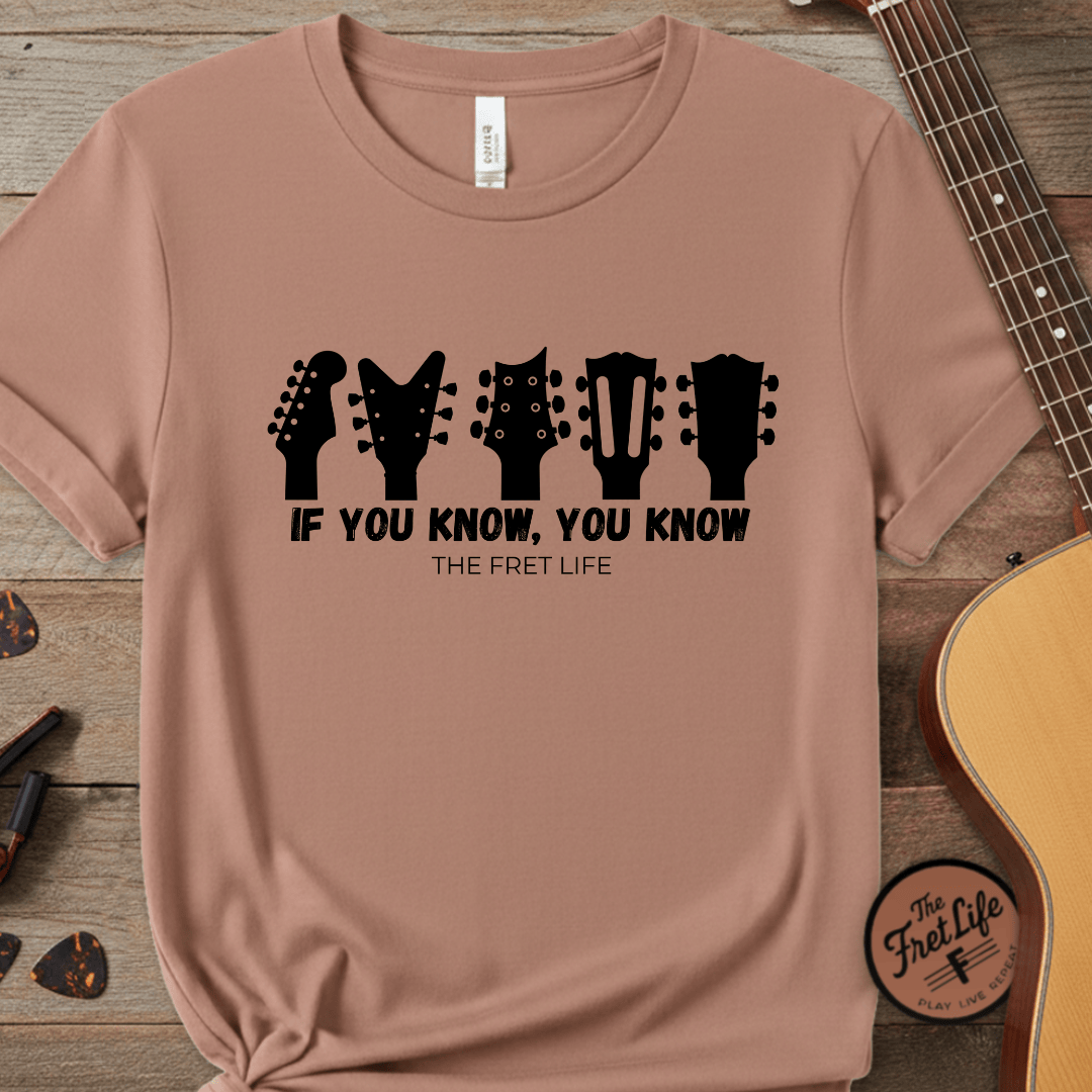 Printify T-Shirt Terracotta / S If You Know, You Know – The Ultimate Headstock TributeTee