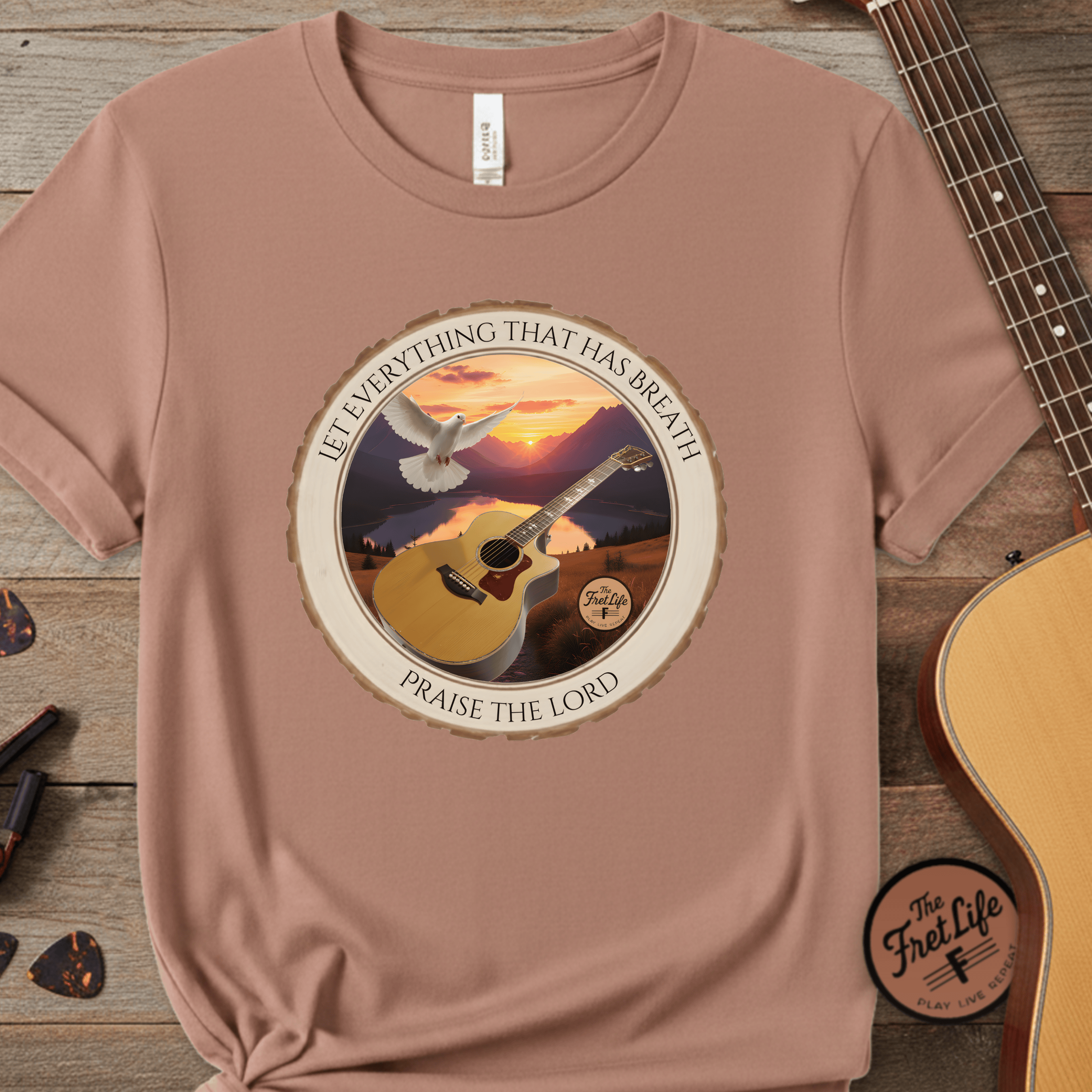 Printify T-Shirt Terracotta / S Let Everything that has Breath Praise the Lord Tee