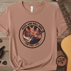Printify T-Shirt Terracotta / S Rock and Roll Soul: The Fret Life Stage Tee