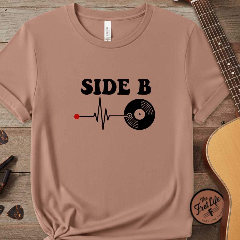 Printify T-Shirt Terracotta / S Side B Deep Groove Graphic Tee