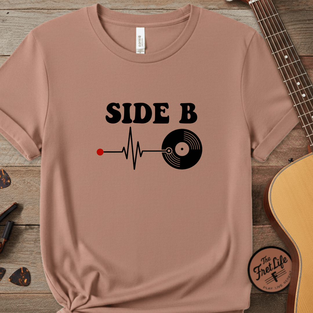 Printify T-Shirt Terracotta / S Side B Deep Groove Graphic Tee