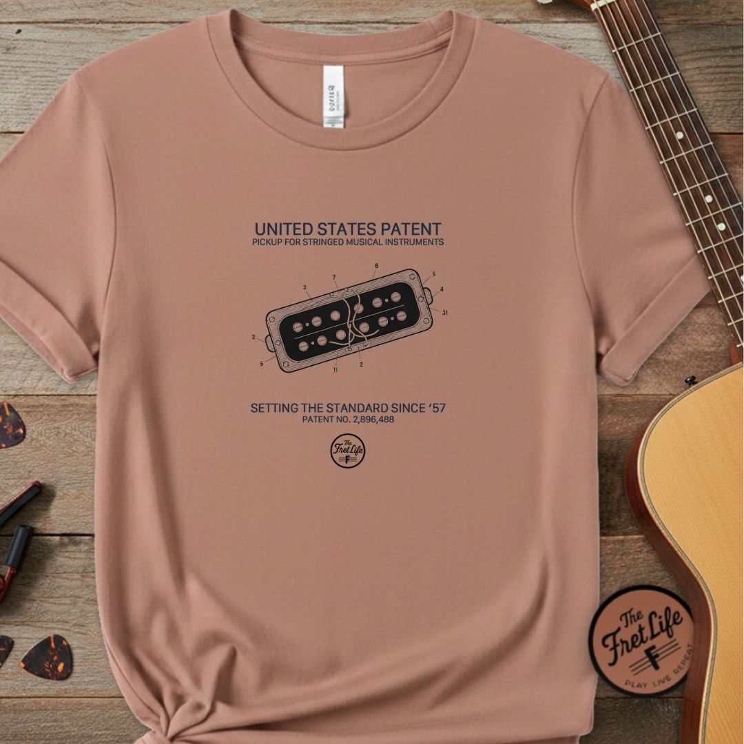 Printify T-Shirt Terracotta / S The Golden Era: 1957 Pickup Patent T-Shirt