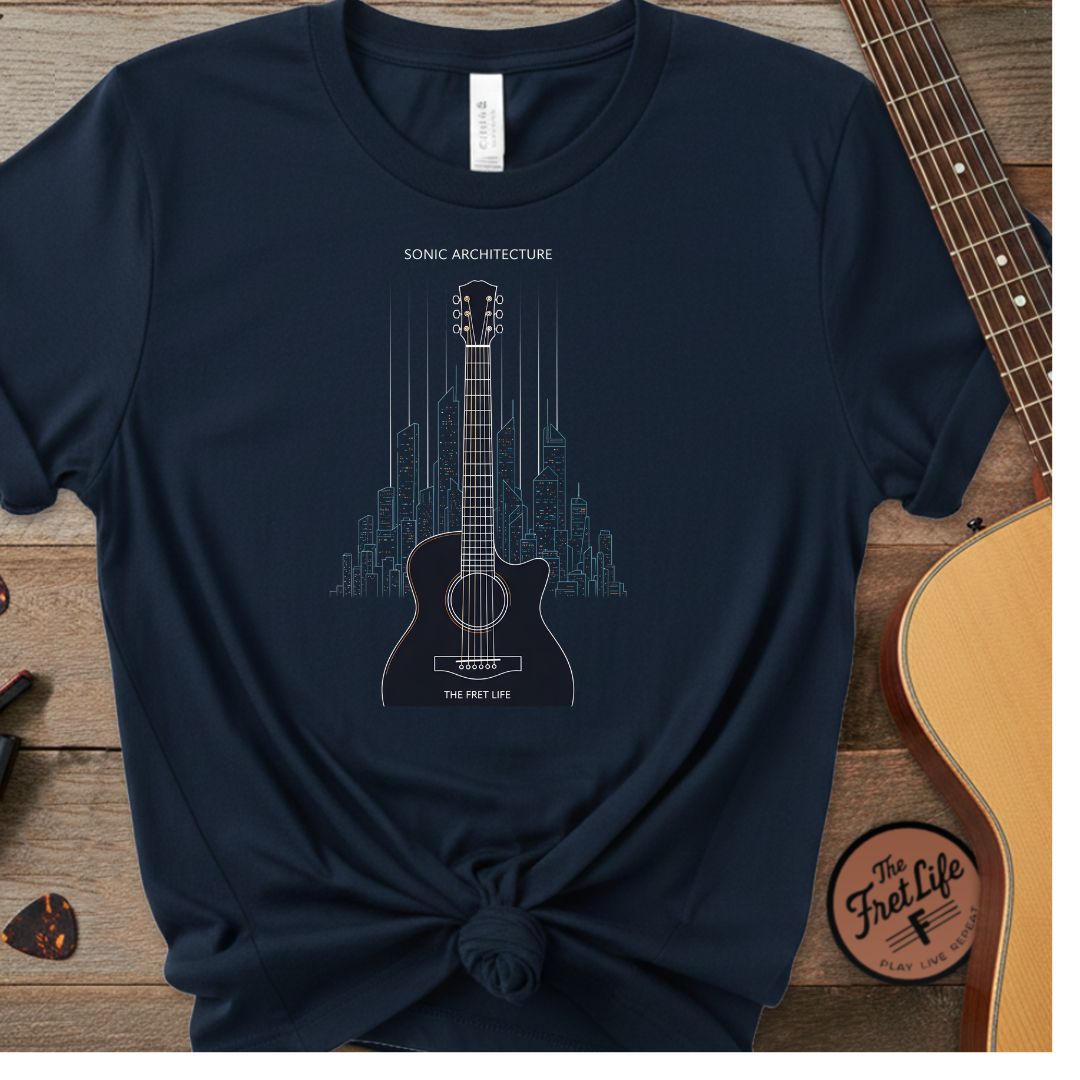 Printify T-Shirt True Navy / S Sonic Architecture | Premium T-Shirt