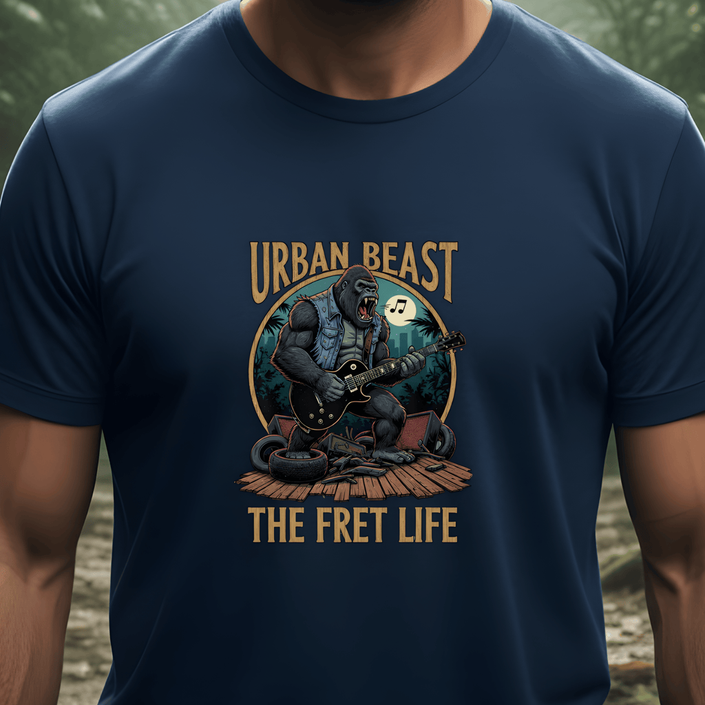 Printify T-Shirt Urban Beast: The Fret Life Concrete Jungle Tee