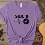 Printify T-Shirt Violet / M Side B Deep Groove Graphic Tee