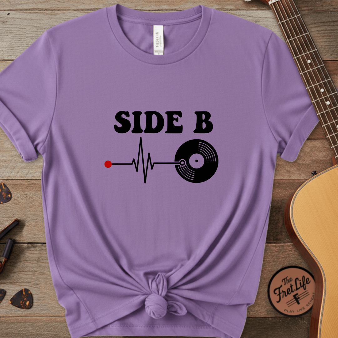 Printify T-Shirt Violet / M Side B Deep Groove Graphic Tee