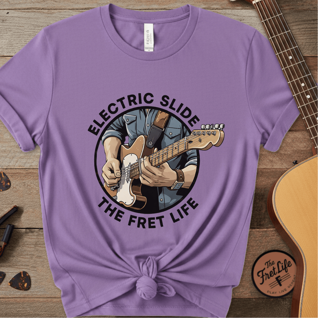 Printify T-Shirt Violet / S Electric Slide: The Soulful Glide Tee