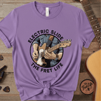 Printify T-Shirt Violet / S Electric Slide: The Soulful Glide Tee