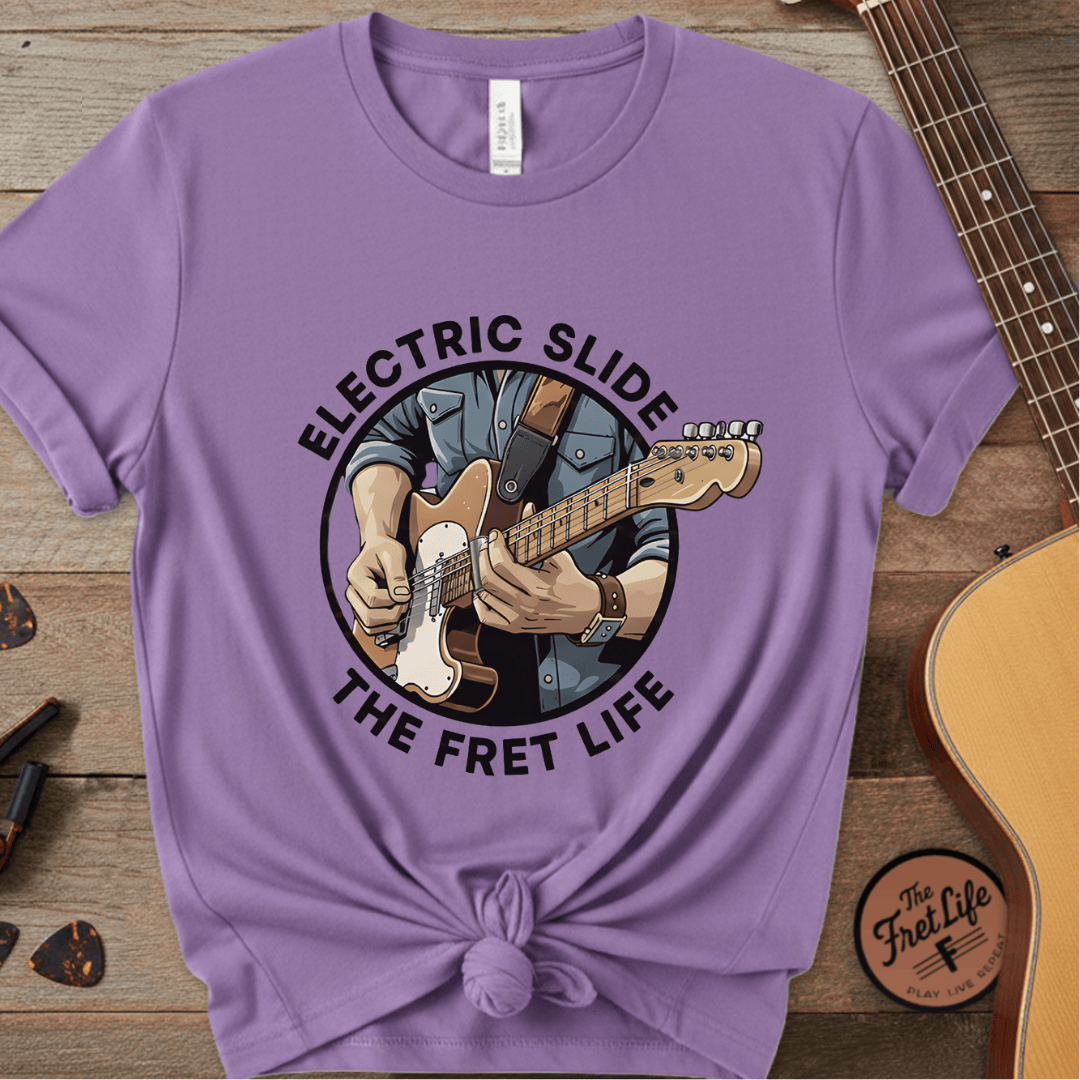 Printify T-Shirt Violet / S Electric Slide: The Soulful Glide Tee
