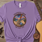 Printify T-Shirt Violet / S Grateful Mom: Night Jam Fret Life T-Shirt