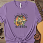 Printify T-Shirt Violet / S Swamp Rocker: The Fret Life Gator Tee
