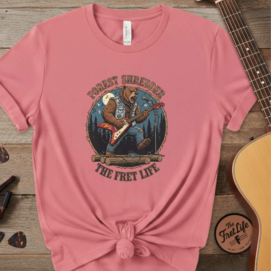 Printify T-Shirt Watermelon / S Forest Shredder: The Bear Rocker T-Shirt