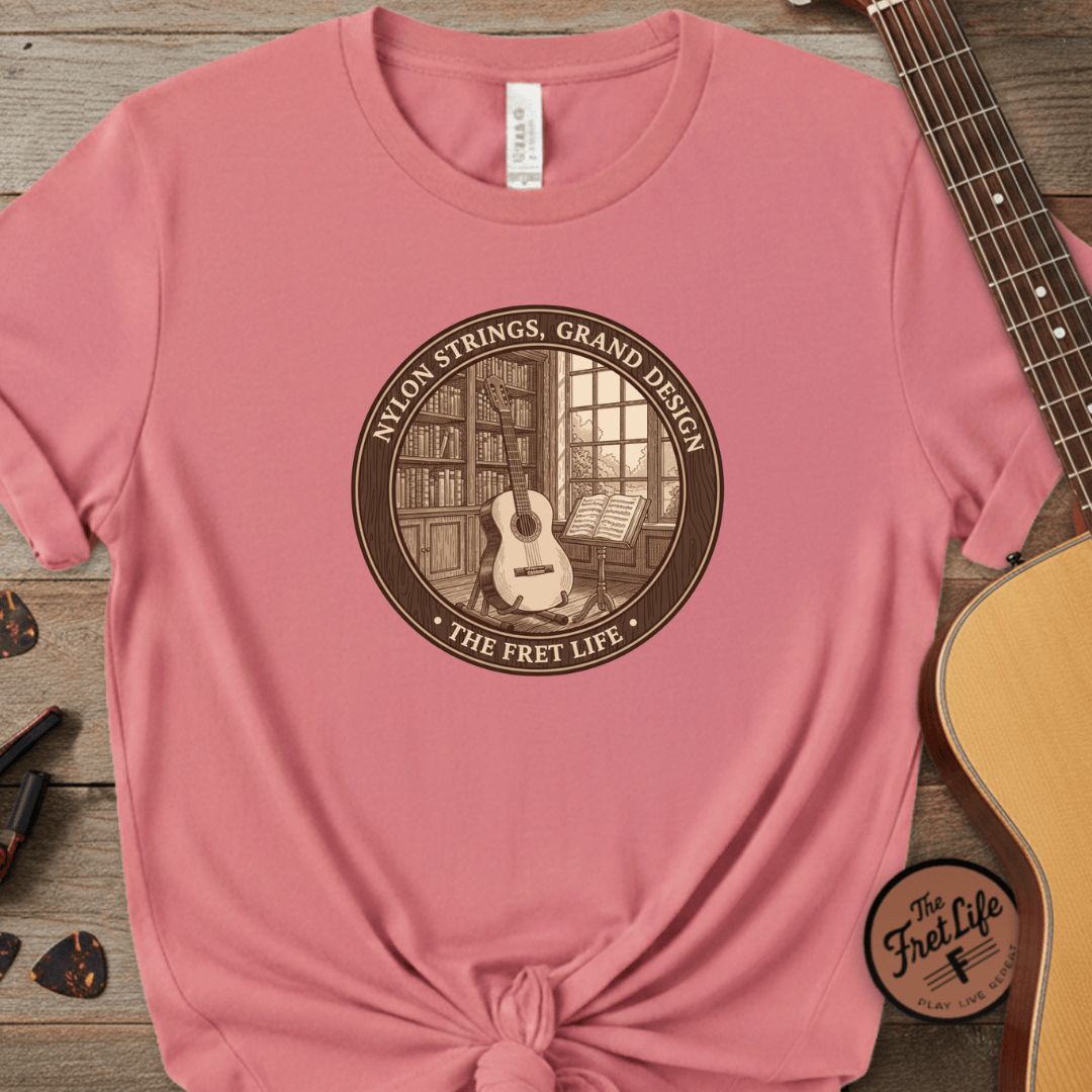 Printify T-Shirt Watermelon / S Nylon Strings, Grand Design: The Classical Guitar Tee