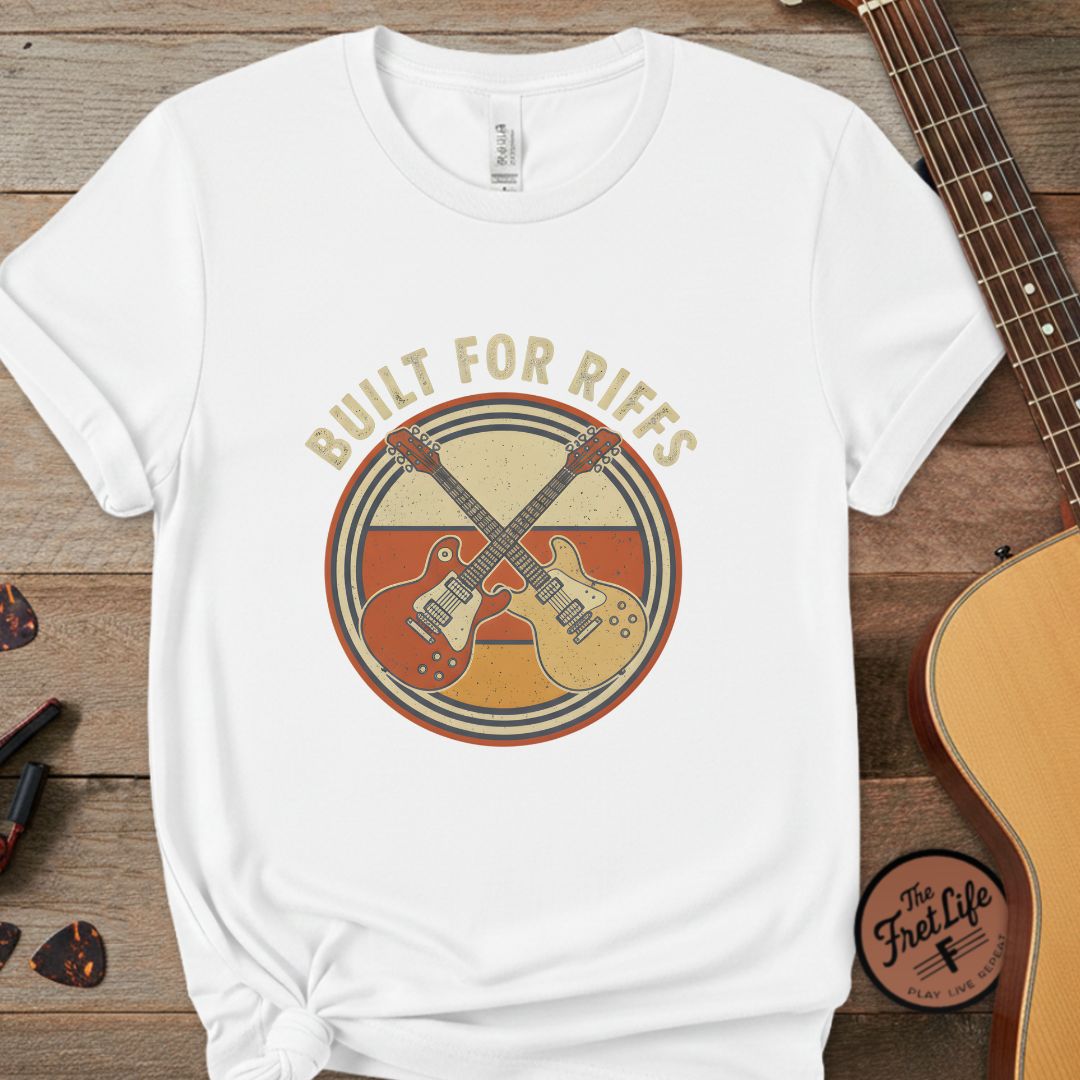 Printify T-Shirt White / L Built for Riffs | Premium T-Shirt
