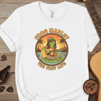 Printify T-Shirt White / L Frog Marley: Reggae Ribbit Rhythms Fret Life Tee