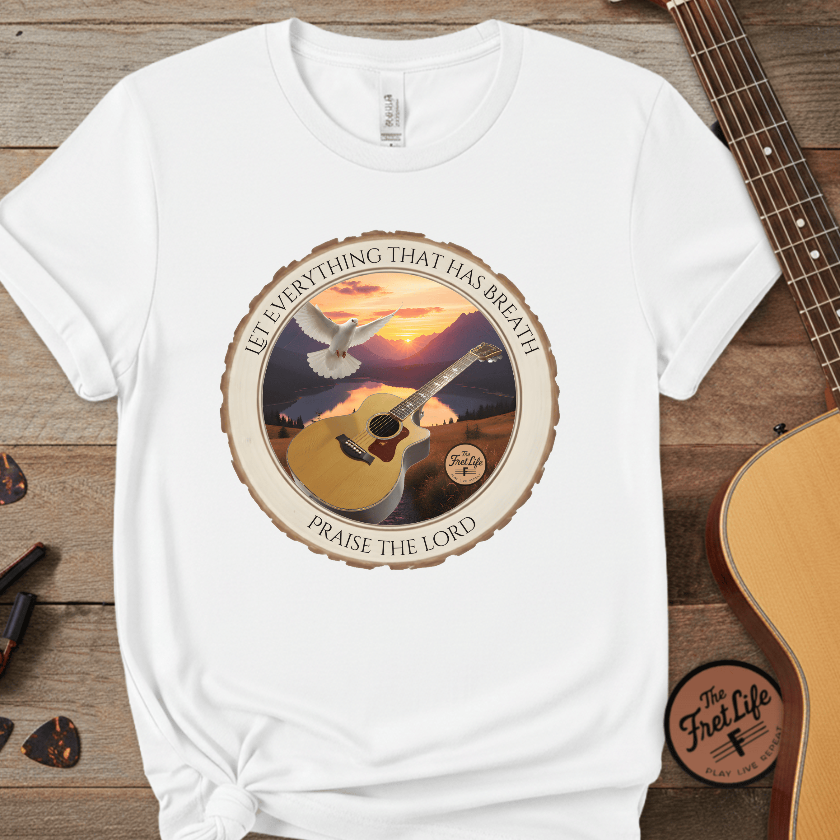 Printify T-Shirt White / L Let Everything that has Breath Praise the Lord Tee