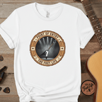 Printify T-Shirt White / L Point of Entry Tee | Gibson Flying V Hard Rock Metal Guitar Shirt