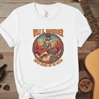 Printify T-Shirt White / L Wile E Shredder Desert Guitar - Graphic T-Shirt