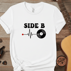 Printify T-Shirt White / M Side B Deep Groove Graphic Tee
