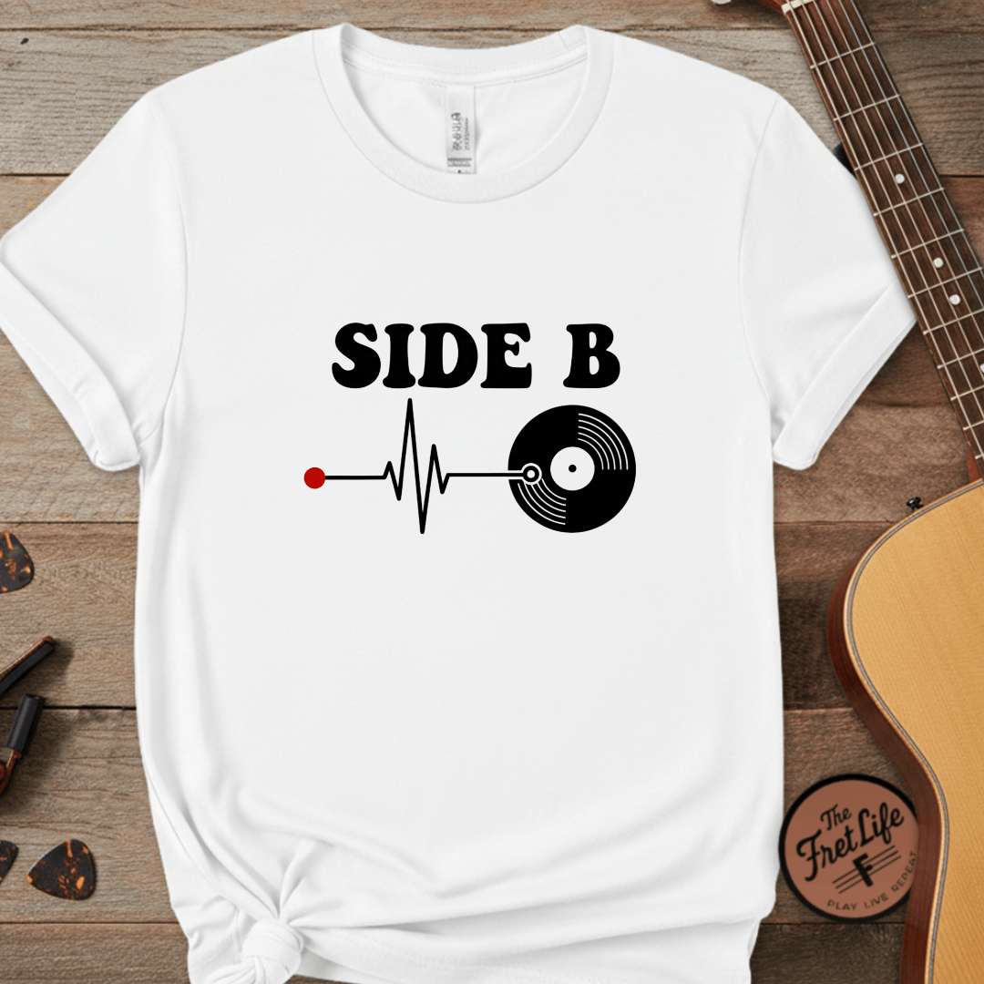 Printify T-Shirt White / M Side B Deep Groove Graphic Tee