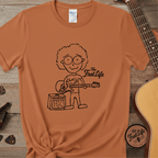 Printify T-Shirt Yam / S "Electric Eyeball Rocker" Tee: Unplugged & Unhinged Guitarist Graphic