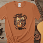 Printify T-Shirt Yam / S Jazz Hands, Jazz Chords: The Fret Life Club Tee
