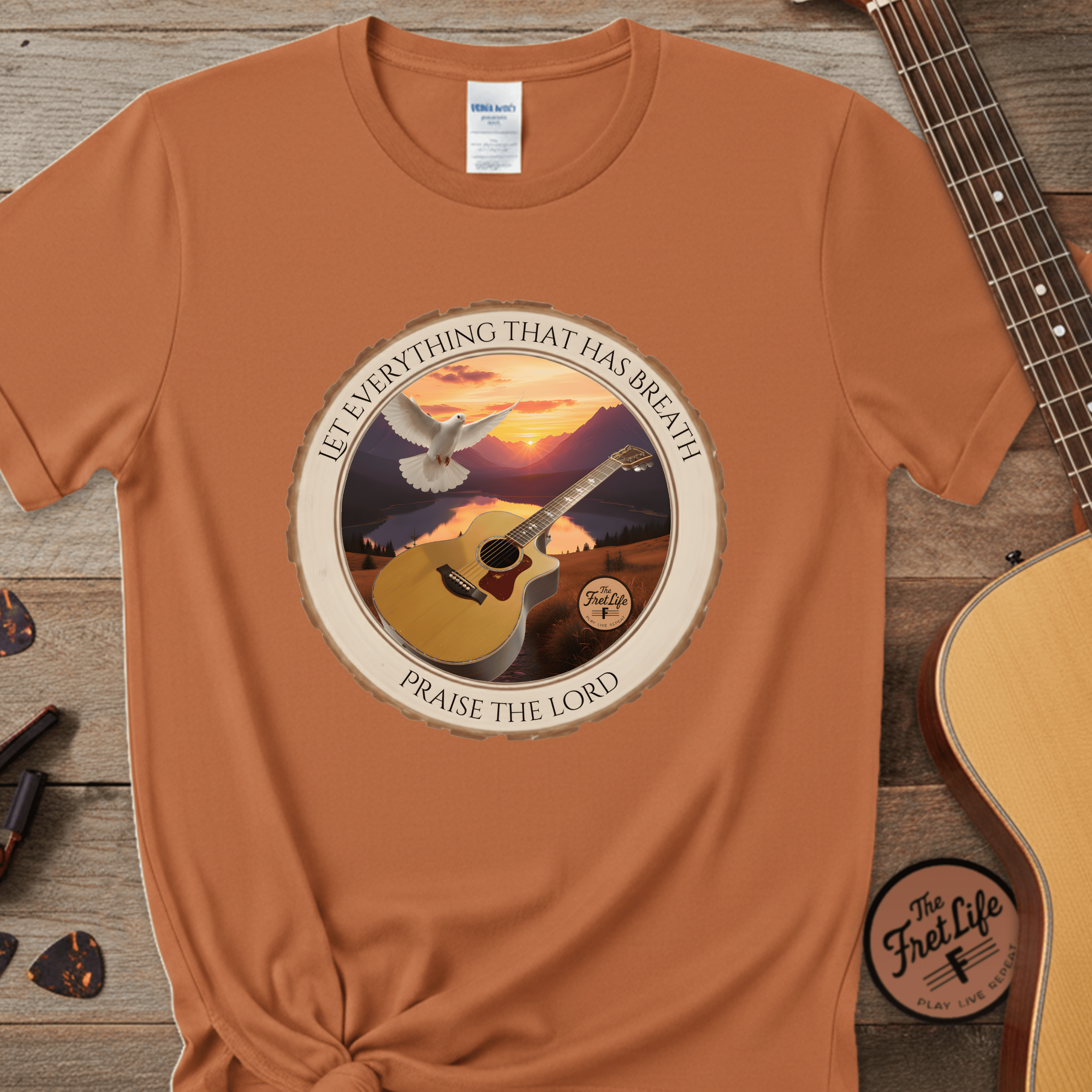 Printify T-Shirt Yam / S Let Everything that has Breath Praise the Lord Tee