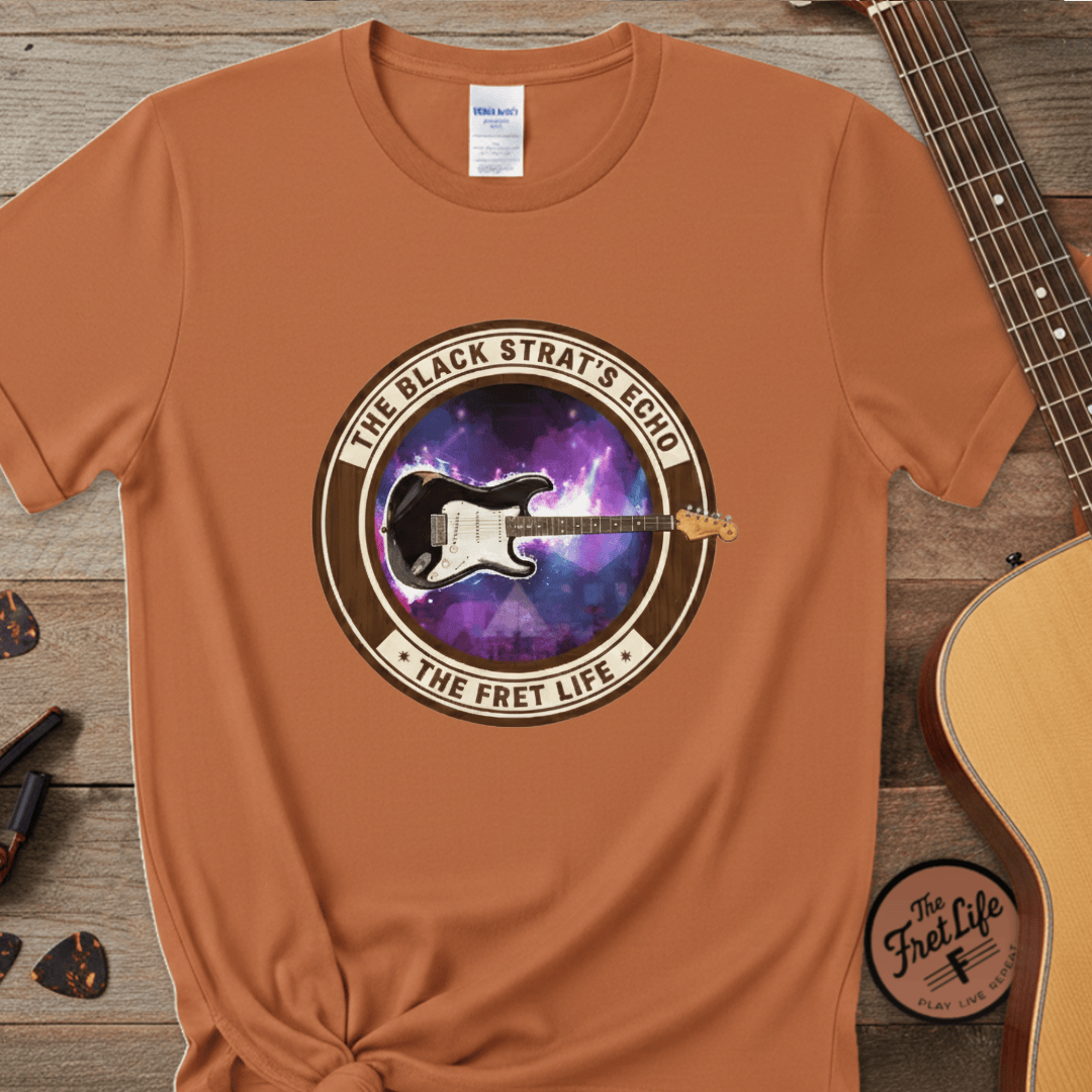 Printify T-Shirt Yam / S The Black Strat T-Shirt | David Gilmour Pink Floyd Guitar Legend Tee