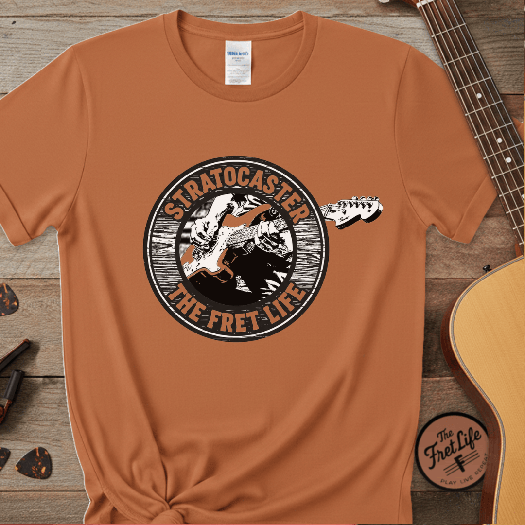 Printify T-Shirt Yam / S The Stratocaster Tee: Wear your passion