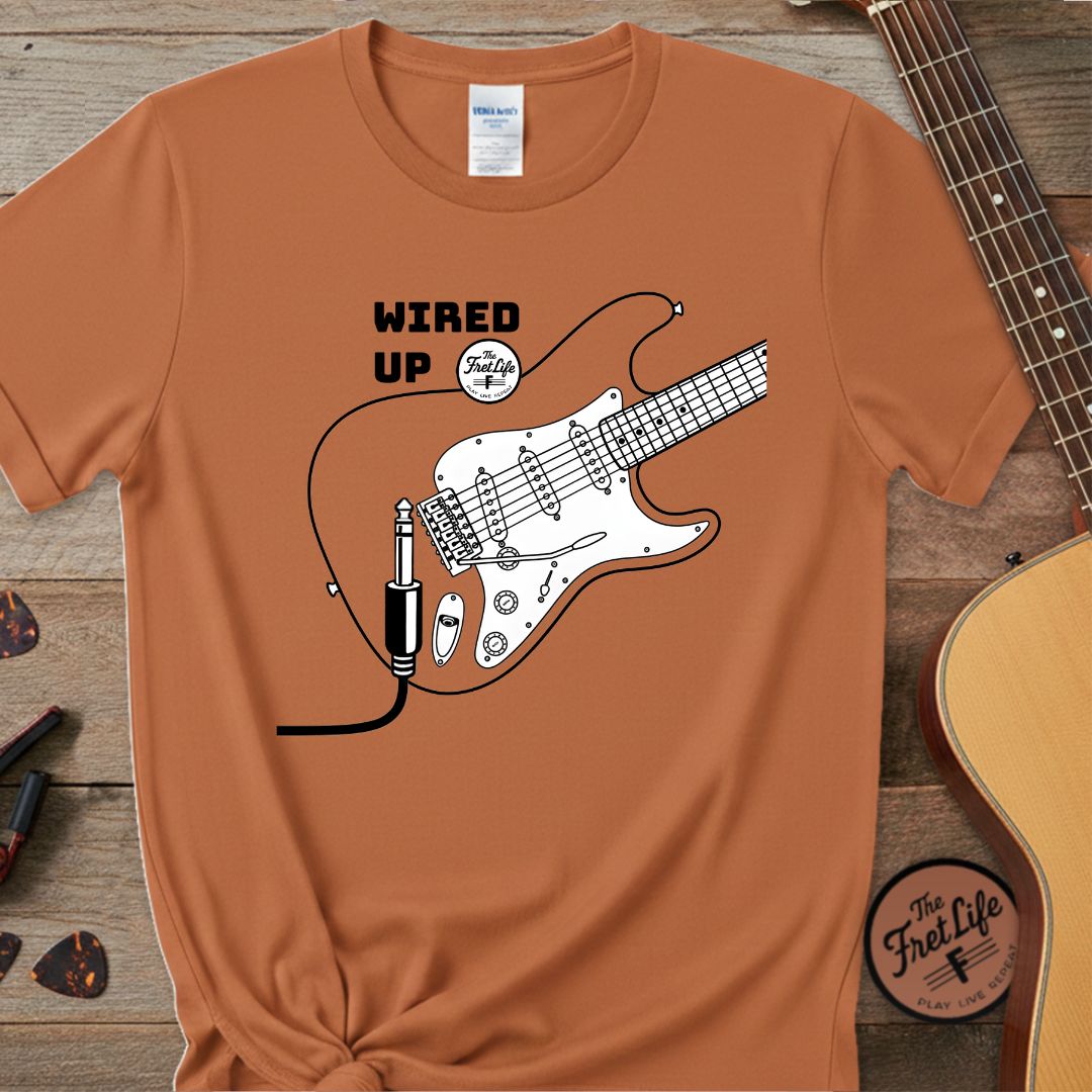 Printify T-Shirt Yam / S Wired Up T-Shirt